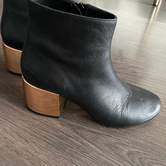 MM6 maison margiela block heel ankle boots - Picture 8 of 8